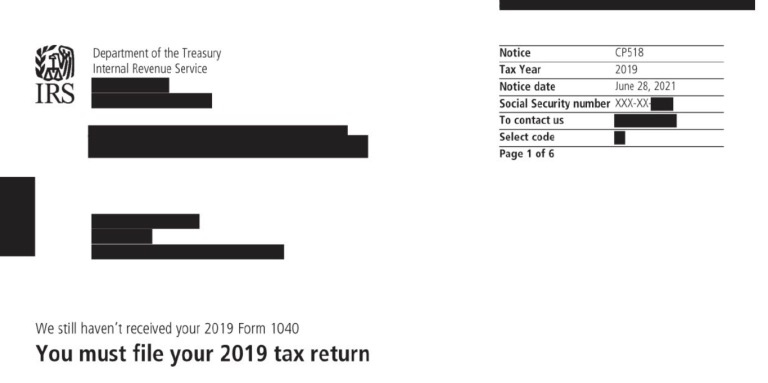 CP518 Notice - Tax Problems and Solutions Handbook