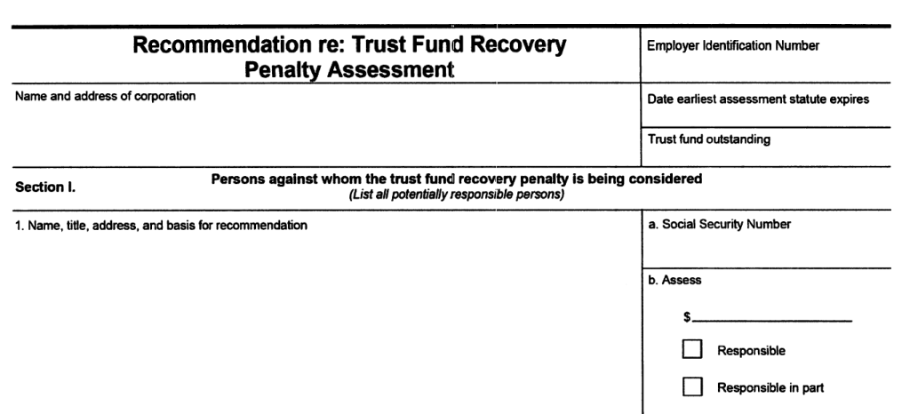 Form 4183 - Tax Problems and Solutions Handbook
